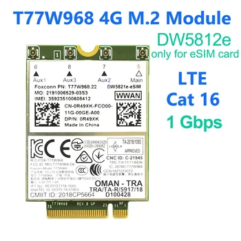 T77W968 Для Dell DW5821e LTE Cat16 GNSS 5G WWAN Модуль карты для Lattitude 5420 5424 7424 Rugged Latitude 7400/7400